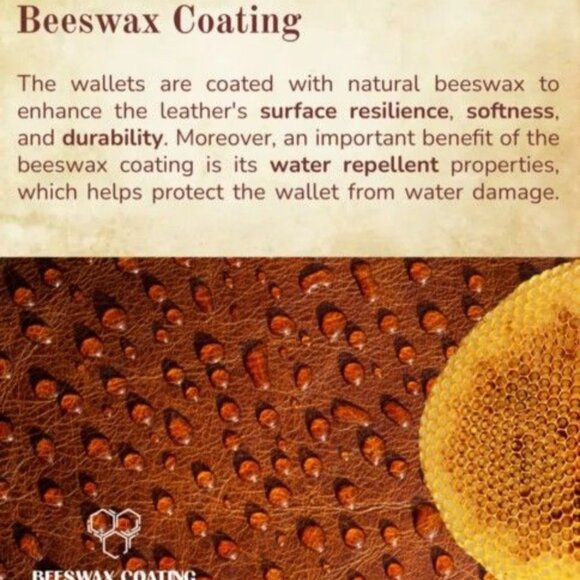 Vintage Style Artnamics Camel Leather Wallet - Picture 11 of 11